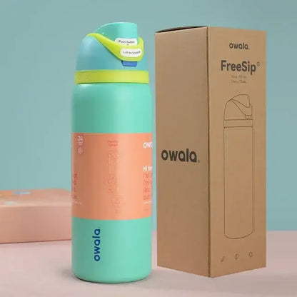 New Owala Stainless Steel Thermos Bottle with Straw