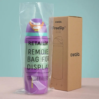 New Owala Stainless Steel Thermos Bottle with Straw