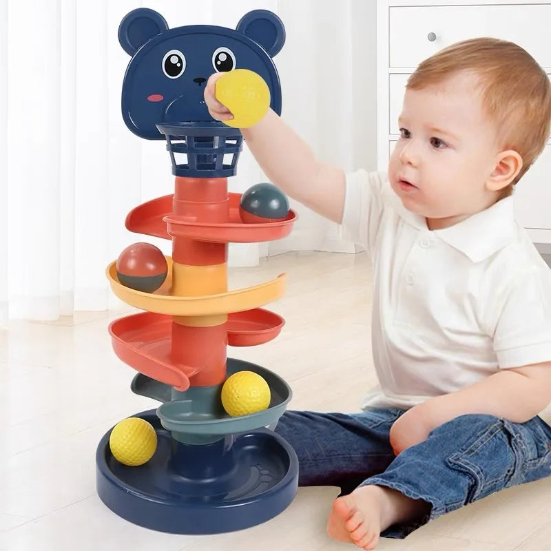 Sensory Ball Drop Tower for Babies – STEM Learning Fun