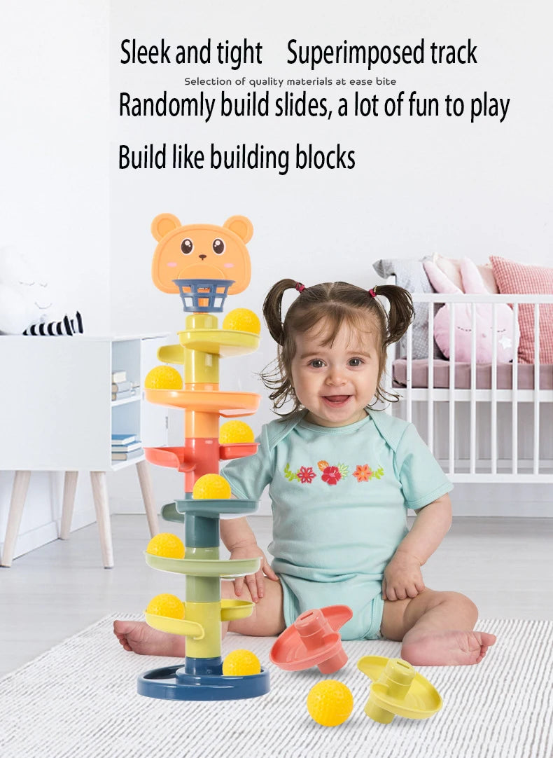 Sensory Ball Drop Tower for Babies – STEM Learning Fun