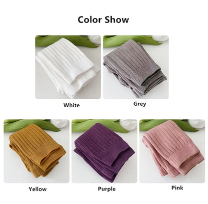 Cotton leggings with elastane uisex