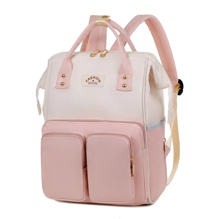Multifunctional diaper backpack.