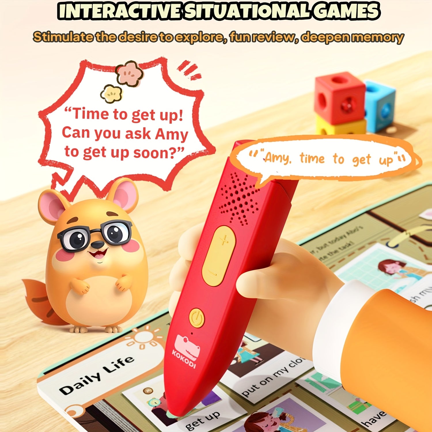 English reading book sets, interactive audio books.