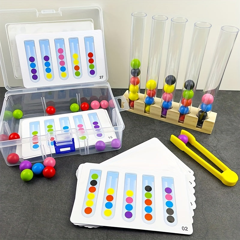 Wooden educational toy for 3 year old children fine motor skills development